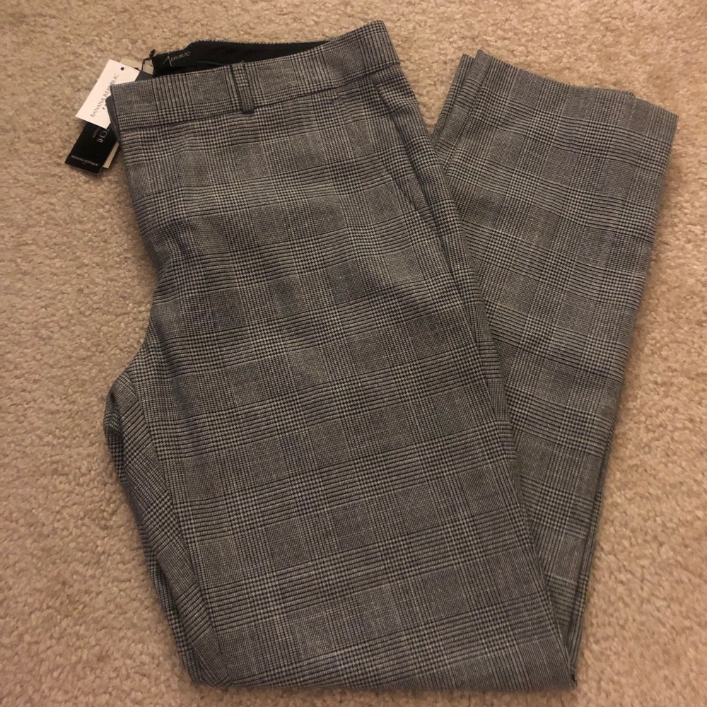 NWT Banana Republic Factory Gray Tweed Ryan Pants